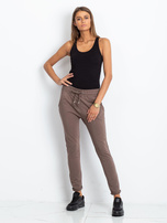 Brązowe spodnie Cadence