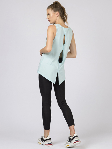 TOMMY LIFE Jasnoniebieski top sportowy