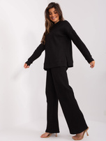 Hurt Czarny dwuczęściowy komplet casualowy z bluzą