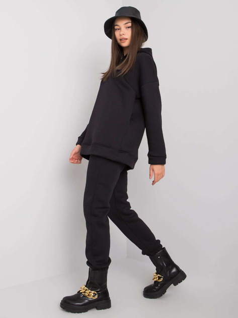 Czarny dwuczęściowy komplet dresowy Dillona