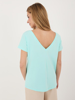 Miętowy t-shirt Fire