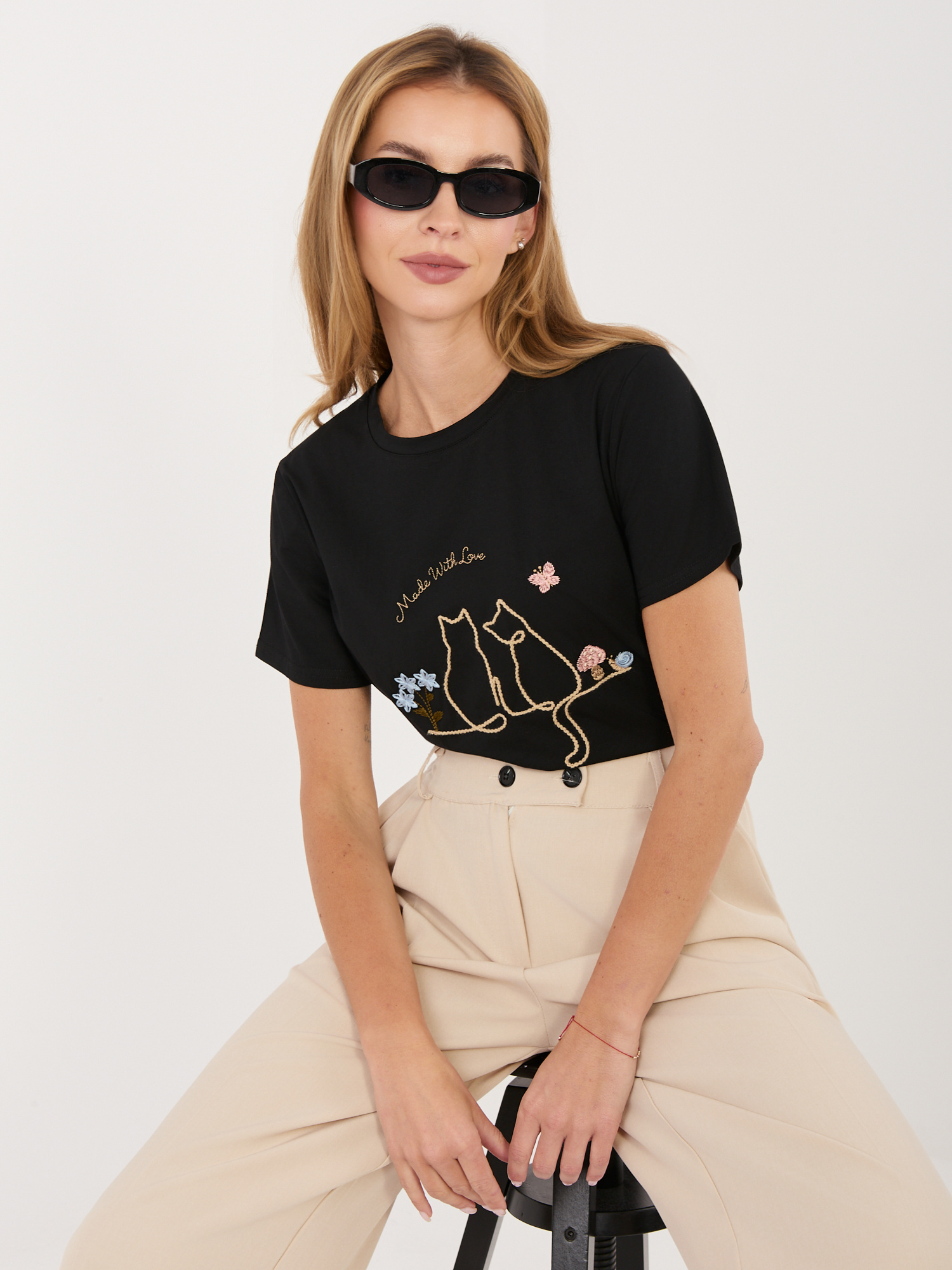 T-shirt czarny