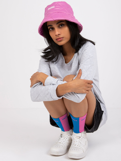 Jasnoszara bluza bez kaptura Nadia