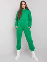 Zielony komplet dresowy bawełniany Solange