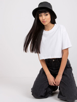 Biały krótki t-shirt Viola