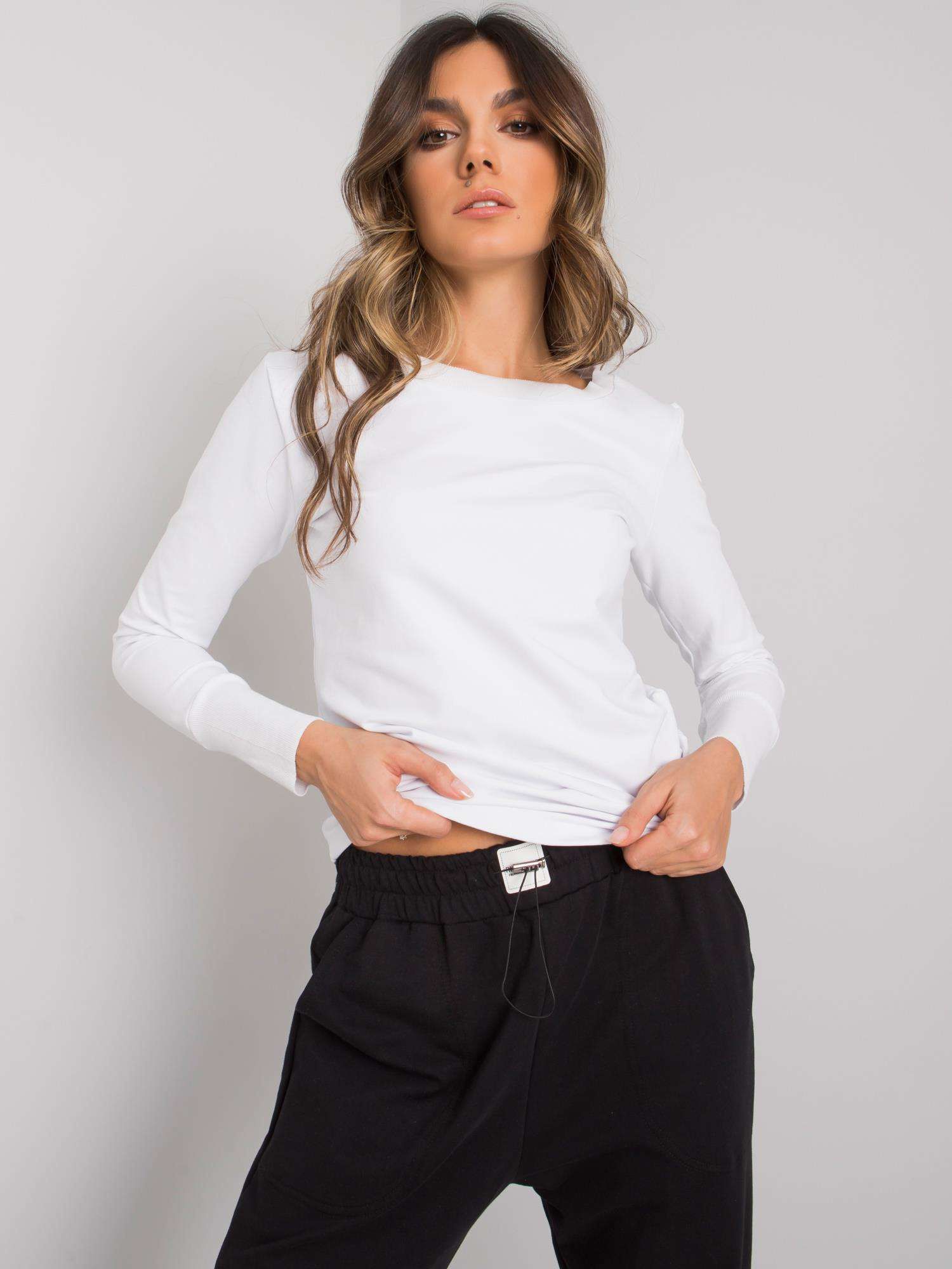 Weiß-schwarzes Damen-Casual-Set Atalaya RUE PARIS.