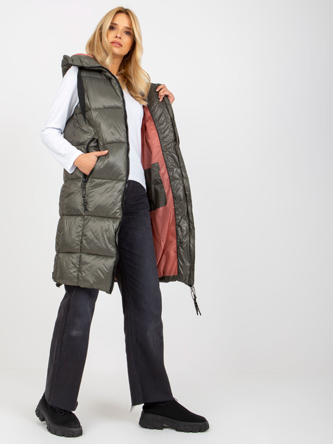 Hurt Khaki damska kamizelka pikowana FRESH MADE