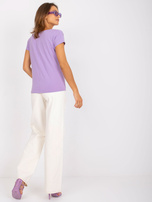 Jasnofioletowy damski t-shirt Emory