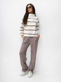 Trousers dark beige LAKERTA M