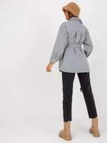 Hurt Gray women's shirt one size with a tie.