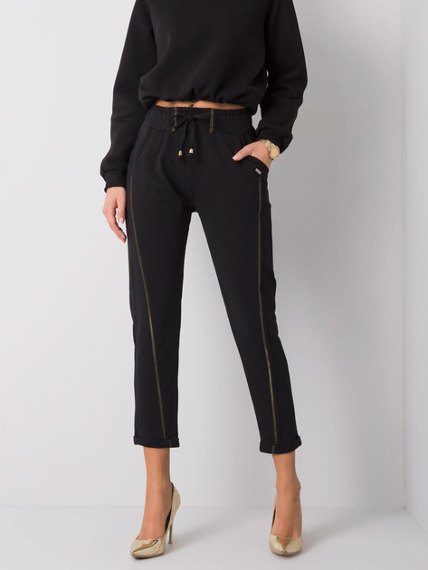 Czarne spodnie Riviera