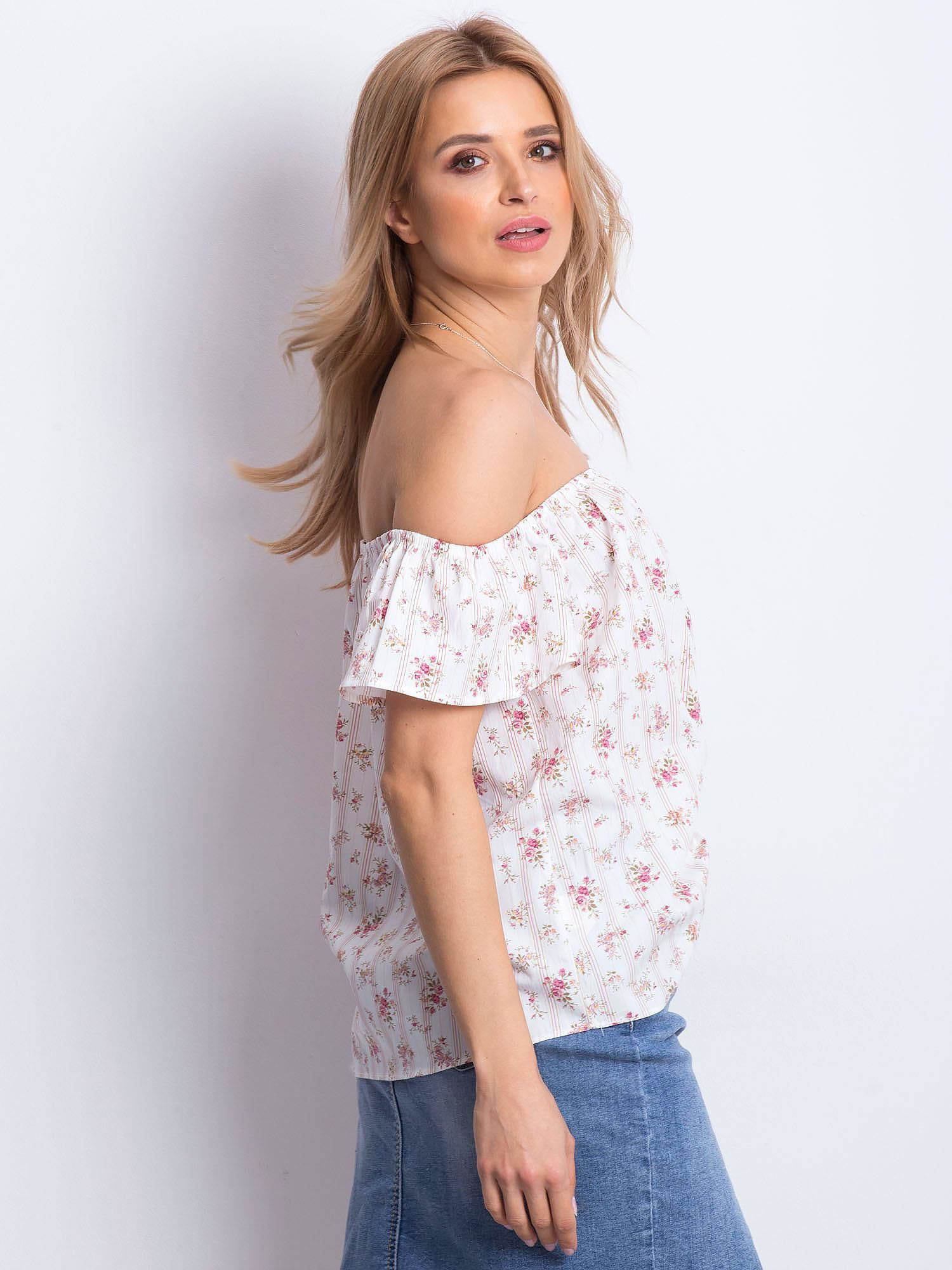 White Holdall Blouse