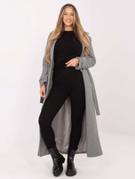 Czarne legginsy z prążkowanej dzianiny STITCH & SOUL 