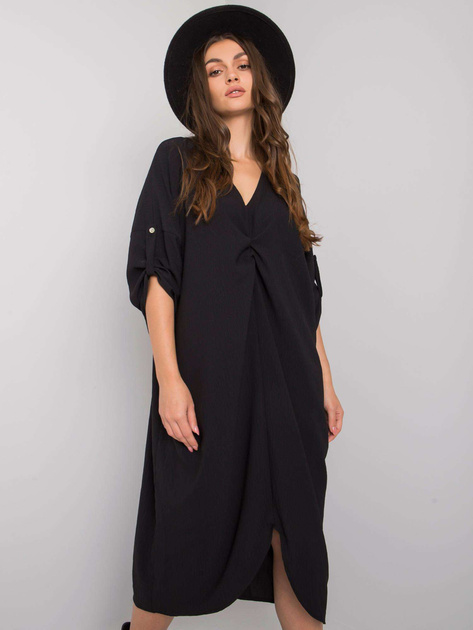 Czarna luźna sukienka Dorsey