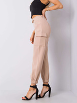 Beżowe spodnie Ester OCH BELLA