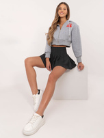 Hurt Szara melanżowa rozpinana bluza z ociepleniem