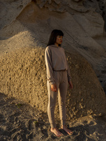 Ciemnobeżowy komplet Adoria