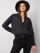 Czarna koszula z bawełny Terra