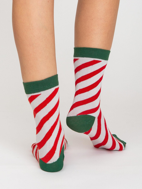 Skarpety z nadrukiem świątecznym 3 pary