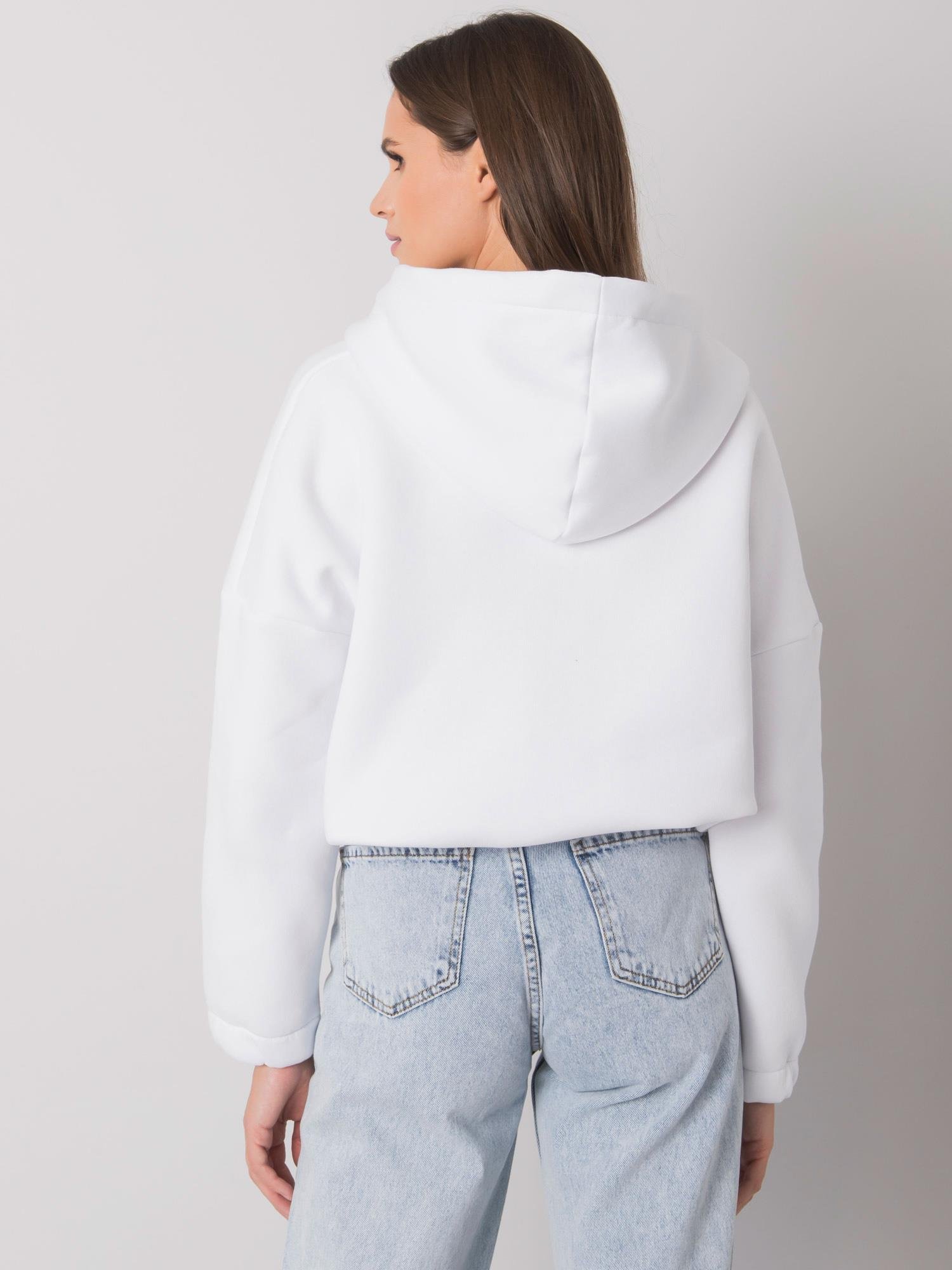 Weiße Sweatshirt mit Stickerei Michelle RUE PARIS.