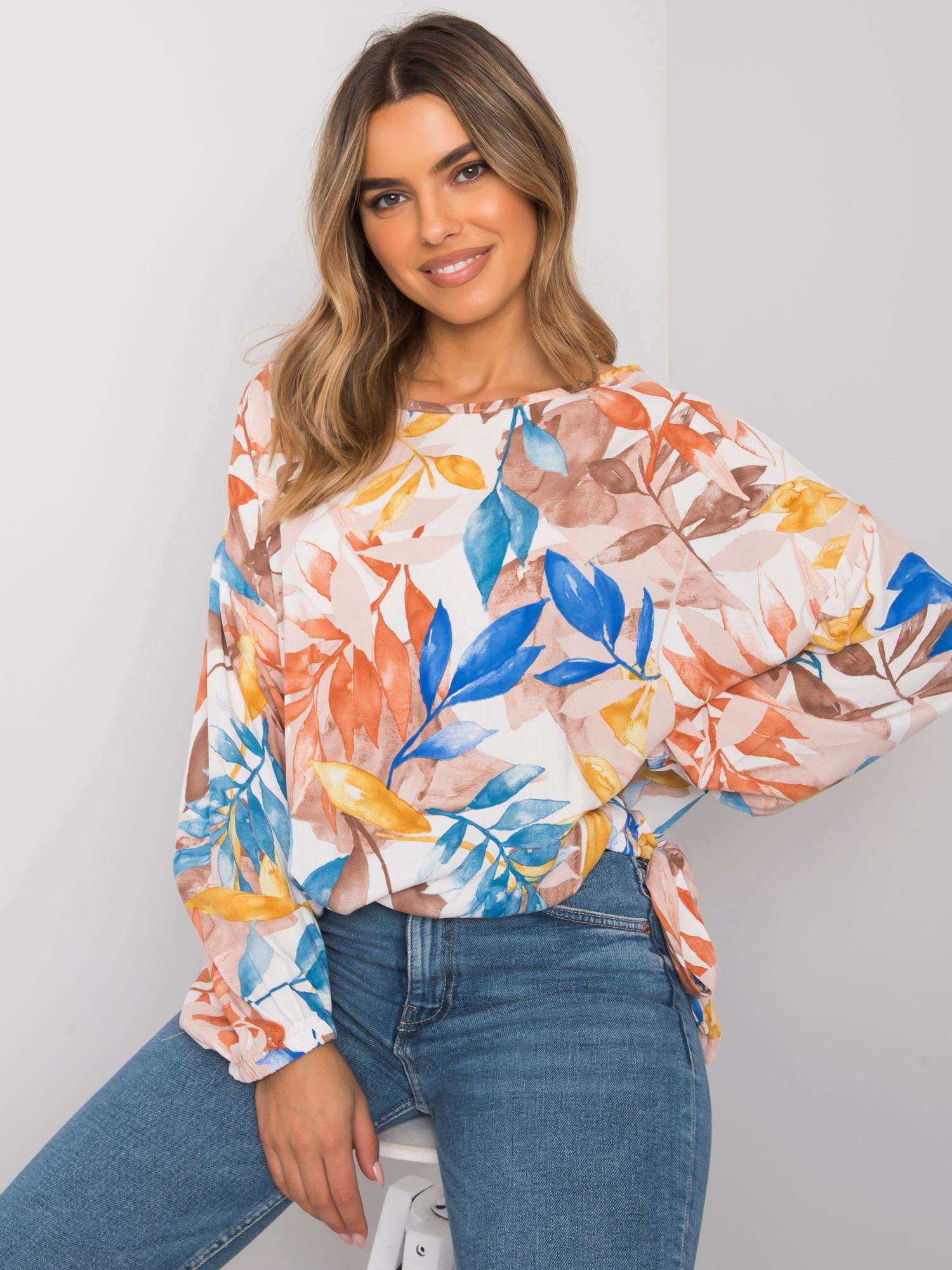 Beżowa bluzka oversize Chellise 