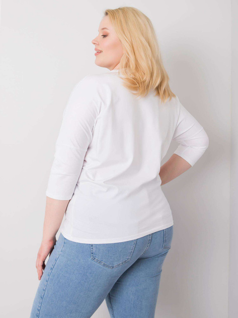 Biała bluzka damska z bawełny Filippa