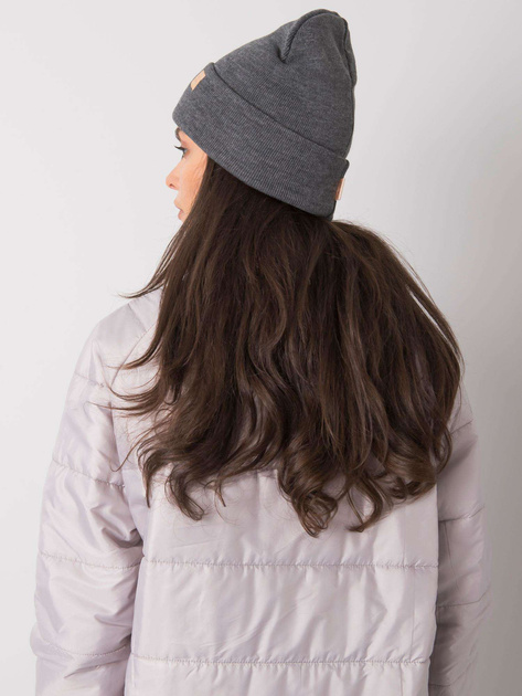 Ciemnoszara czapka beanie