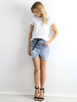 Biały t-shirt Peachy