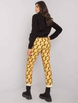 Czarno-żółte spodnie we wzory Dorchester 