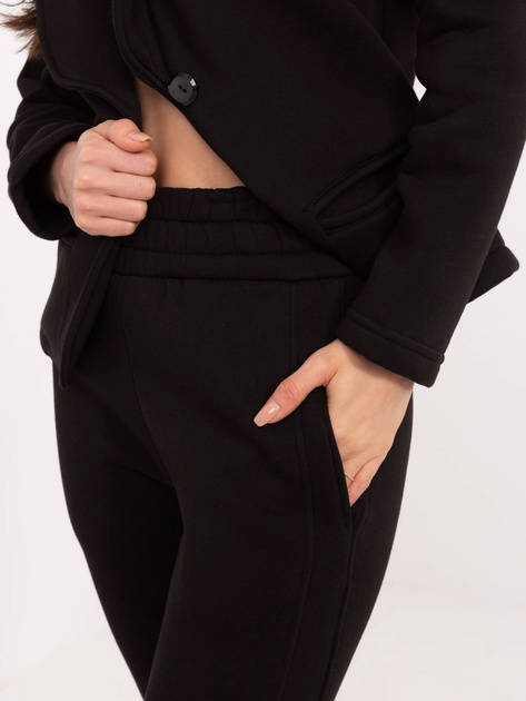 Hurt Czarny dwuczęściowy komplet dresowy z ociepleniem