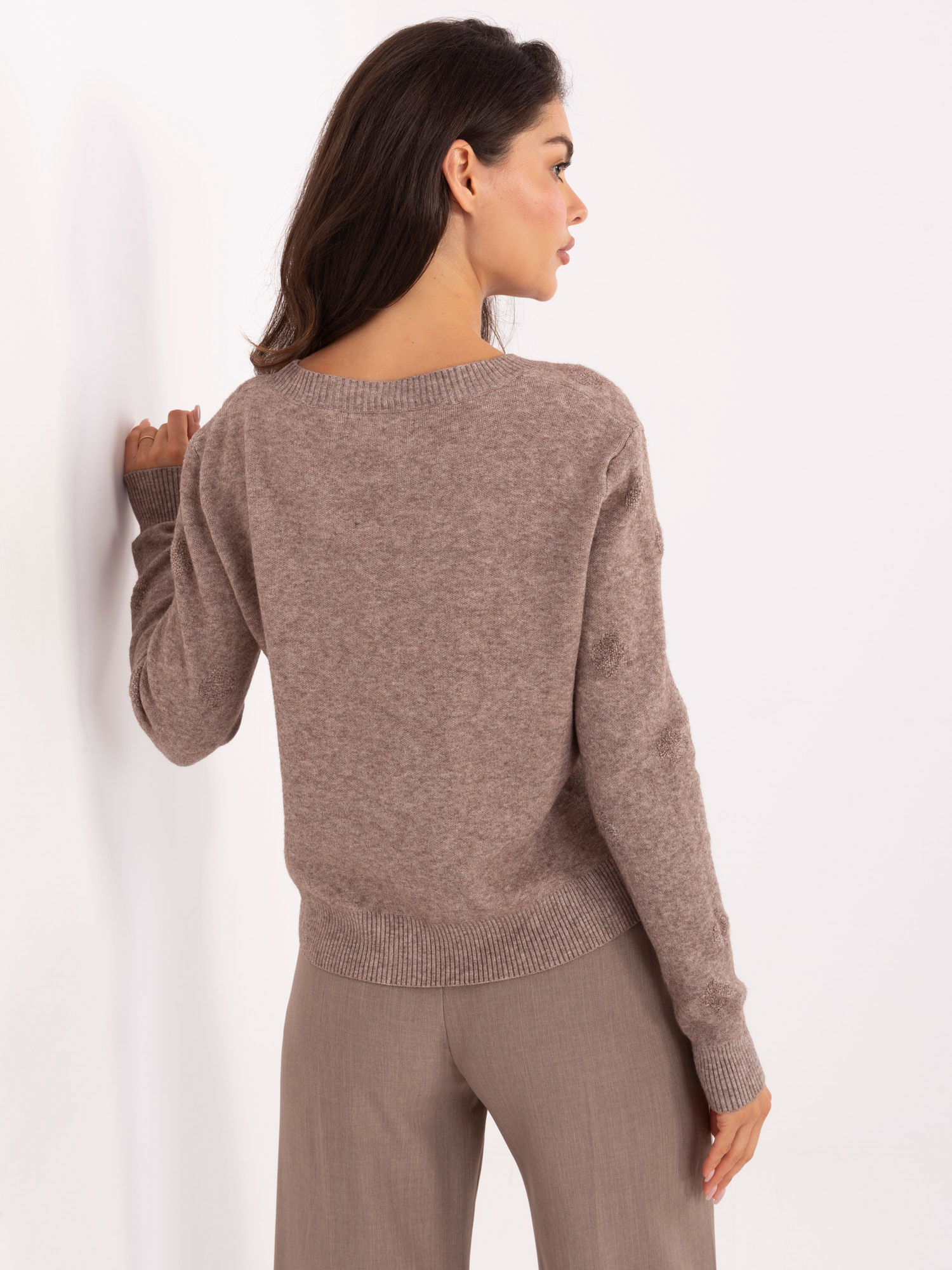Fango offener Pullover aus Viskose.