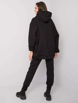 Czarny dresowy komplet dwuczęściowy Lucia