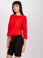 Czerwona bluzka Fiona