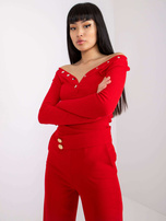 Red striped blouse Tracy RUE PARIS.