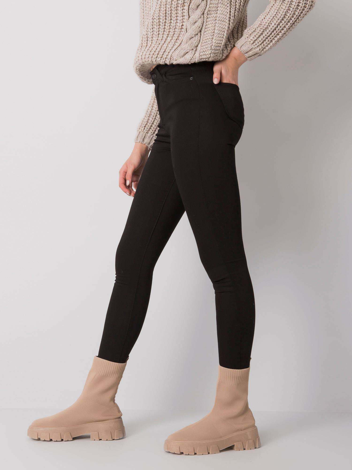 Czarne jeansy skinny Williston
