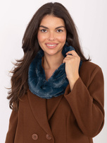 Morski ciepły komin damski