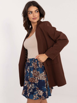 Hurt Ciemnoniebieska spódnica bombka z kwiatowym nadrukiem