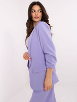 Hurtownia online Liliowa damska marynarka od garnituru
