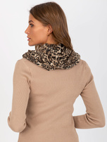 Hurtownia online Beżowy damski komin w cętki