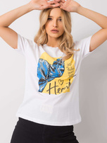 Biały t-shirt Savannah