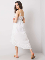 Clover OCH BELLA White Ruffle Dress