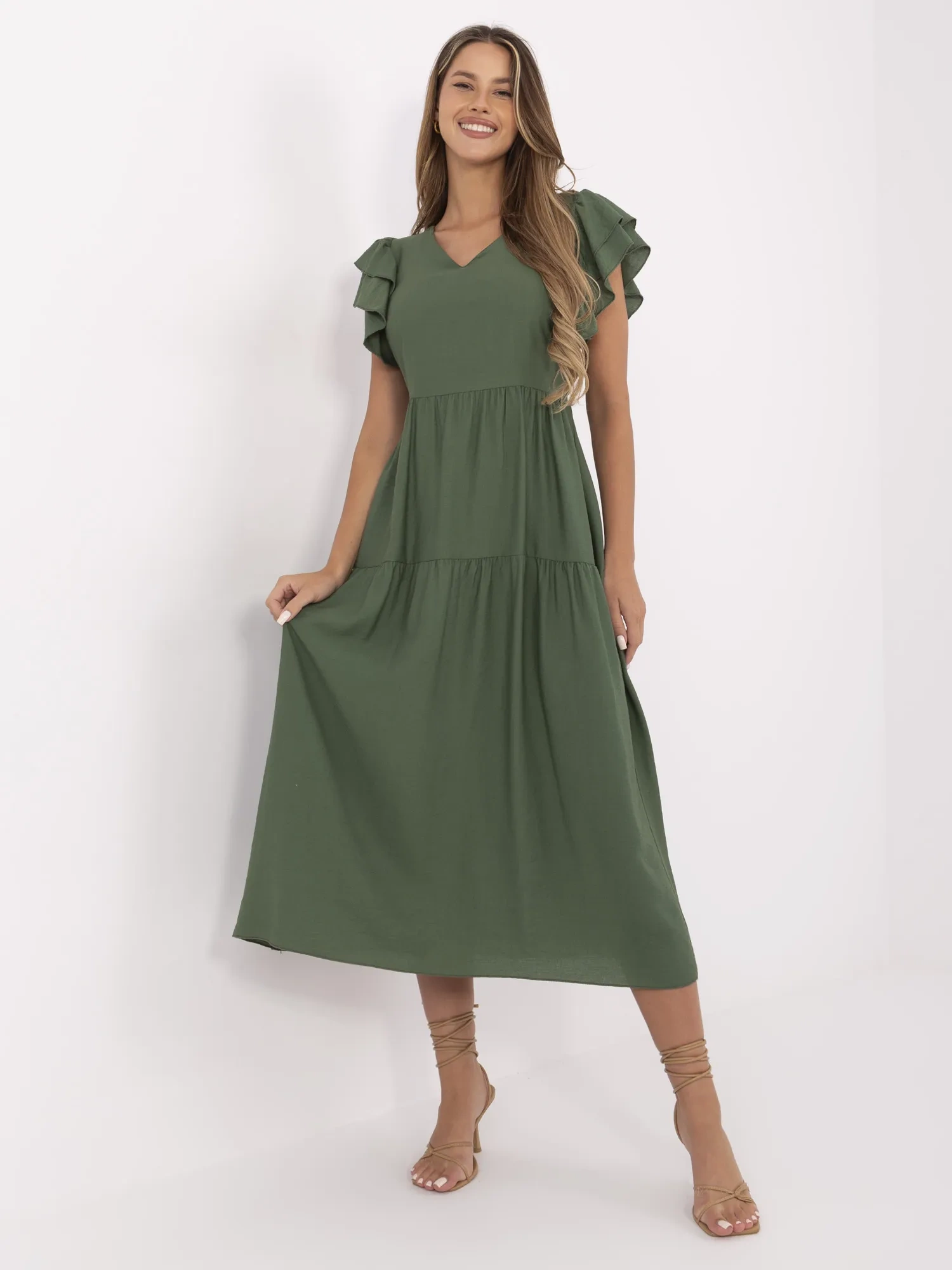 Sukienka khaki