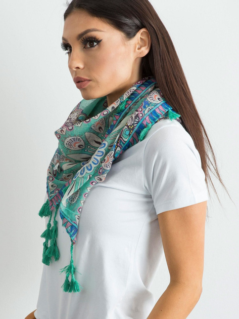 Morska chusta w etniczny wzór