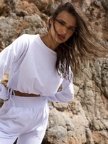 Biały komplet casualowy Laila RUE PARIS