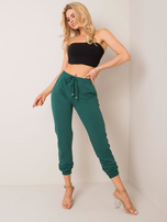 Ciemnozielone spodnie Faster