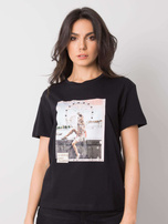 Black T-shirt Livia