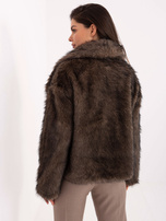 Fango futrzana kurtka na zatrzaski RUE PARIS 