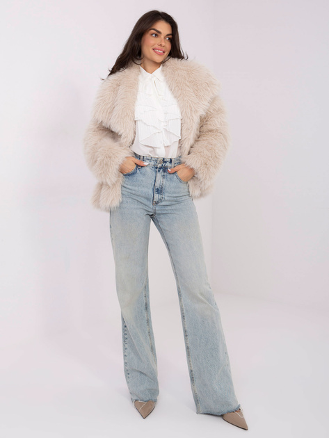 Biała przezroczysta koszula z plisowaniem