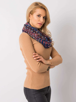 Kobaltowo-czerwona chusta