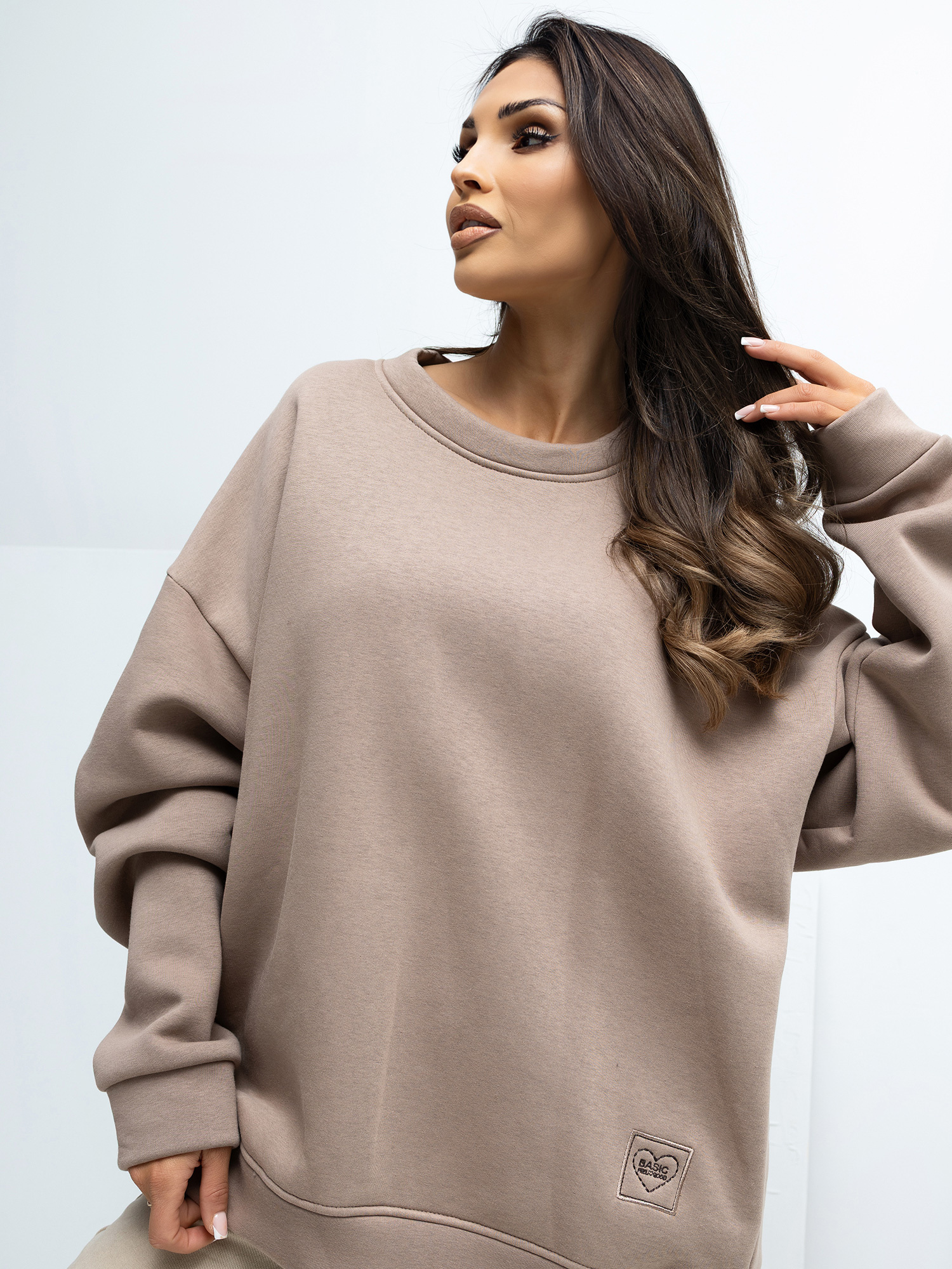 Bluza ciemny bezowy